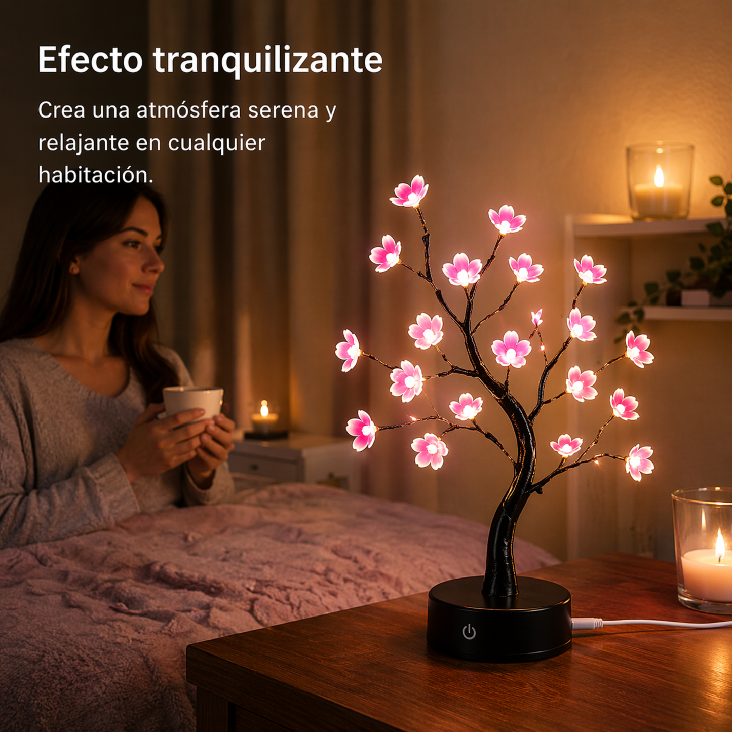 Sakura Light - Lámpara Led Bonsái